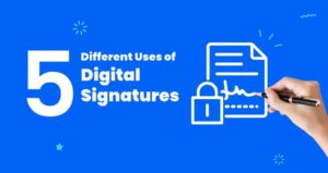 different uses of digital signatures in india